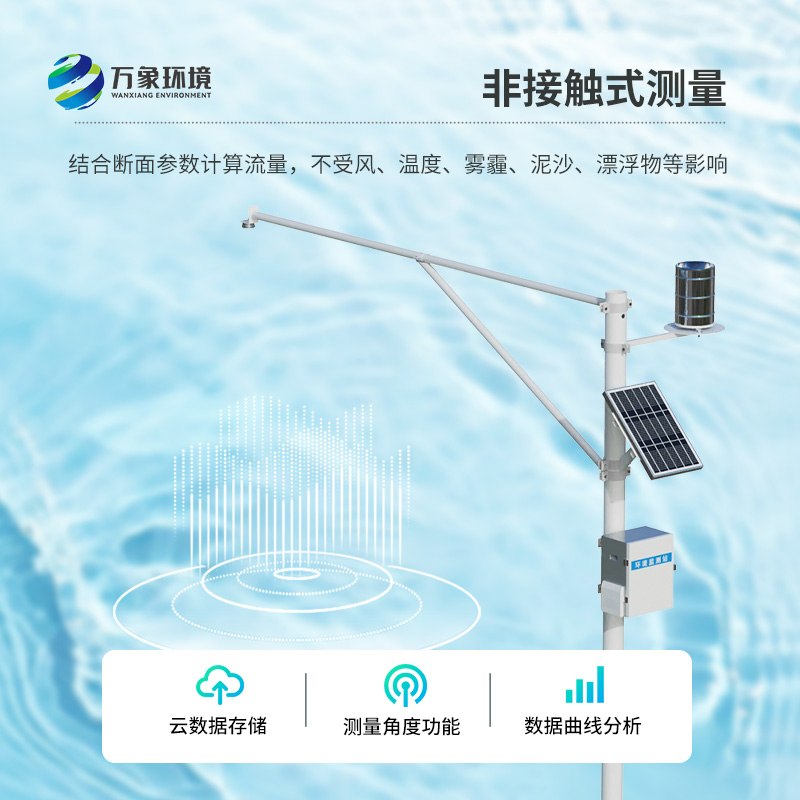 自動水位雨量監測站及時發現河流水文異常情況,保護汛期安全